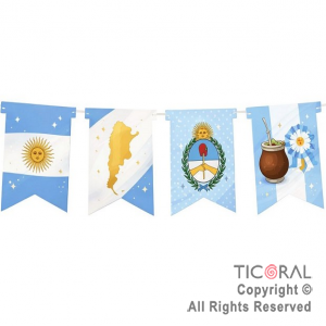 BANDERIN PATRIO 1,80 MTS x 1